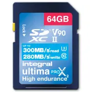 Carte mémoire INTEGRAL INSDX 64 G 300/280 U 2