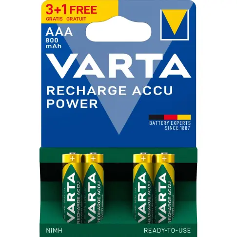 Pile rechargeable aaa VARTA 56703101494 - 1